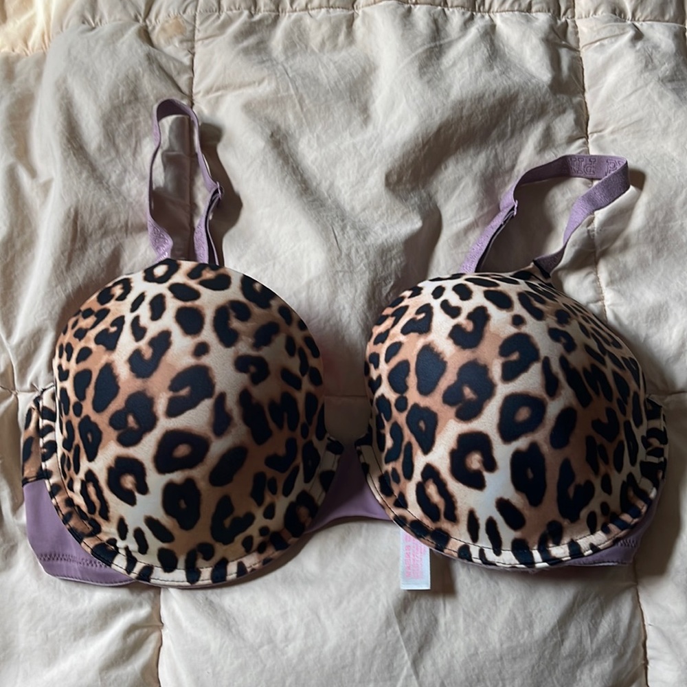 Leopard Print Women's Bra